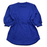 BALMAIN abito in felpa tinta unita con stampa Viola per Bambina BV1A60X VIOLA BALMAIN