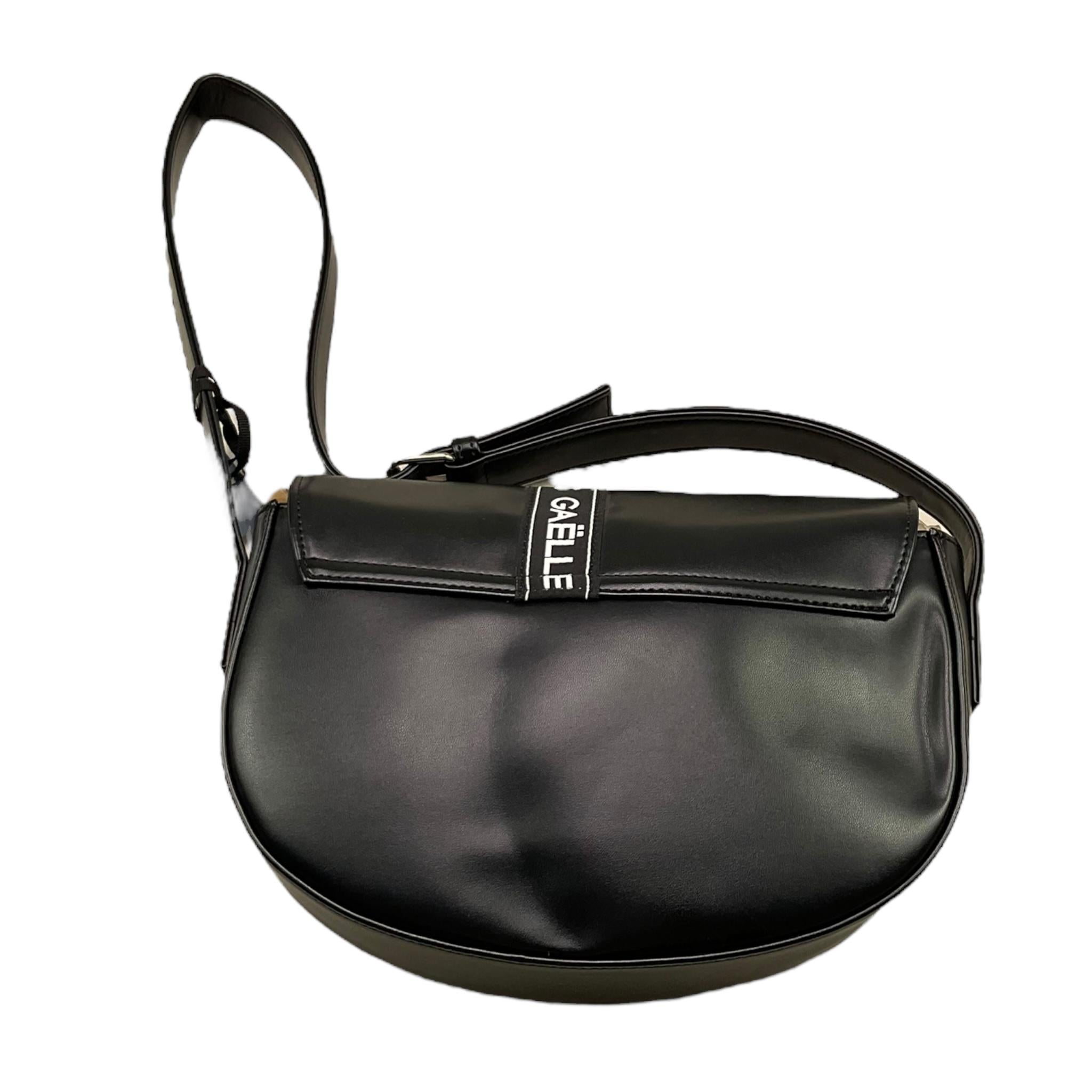 GAELLE borsa tinta unita con logo Nero per Bambina 2741BP00493 NERO GAELLE