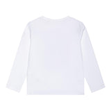 GUESS shirt girocollo tinta unita con stampa Bianco per Neonata A4YI0K6YW4X BIANCO GUESS