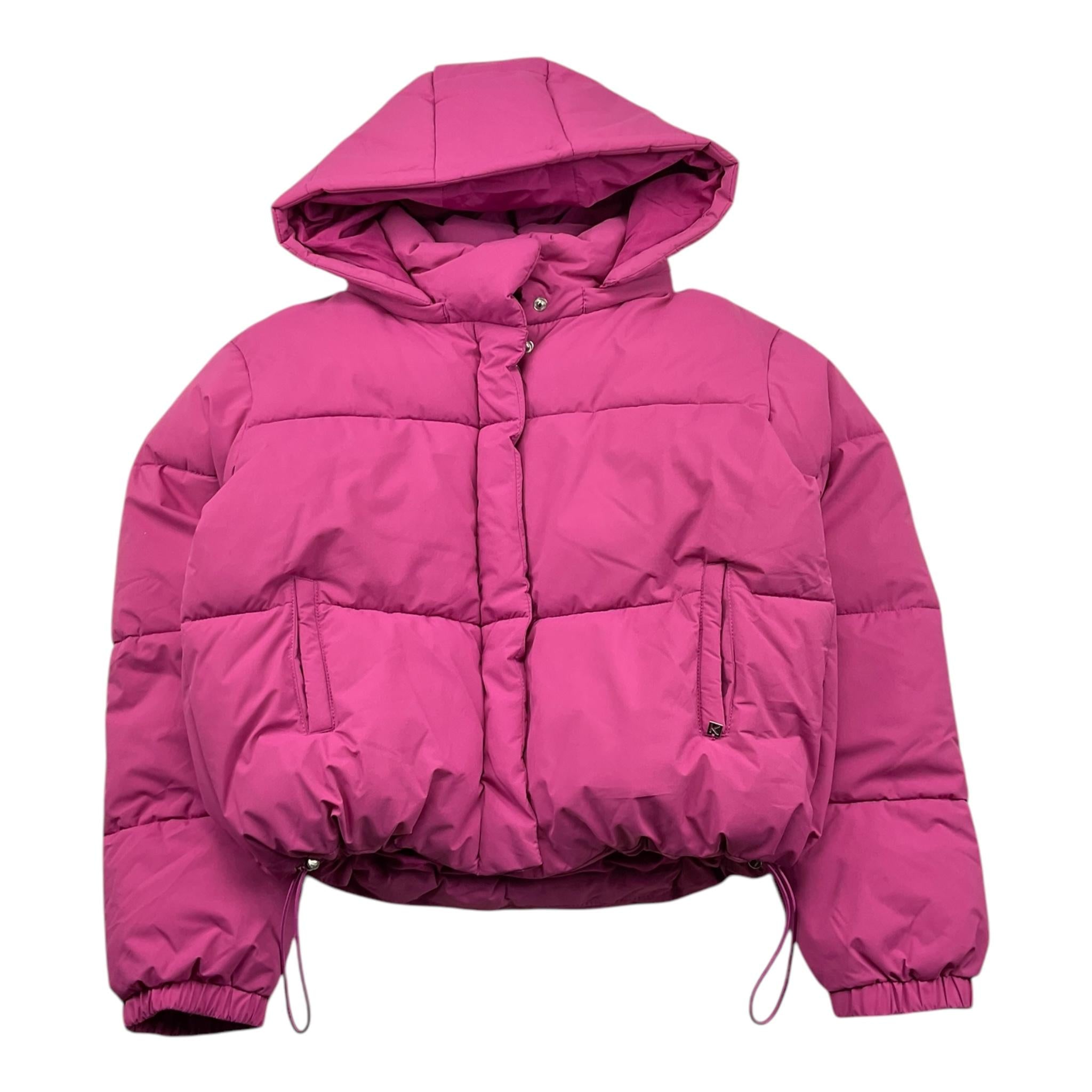 Kocca giubbino tinta unita con cappuccio Fuxia per Bambina KARLAR FUXIA Kocca