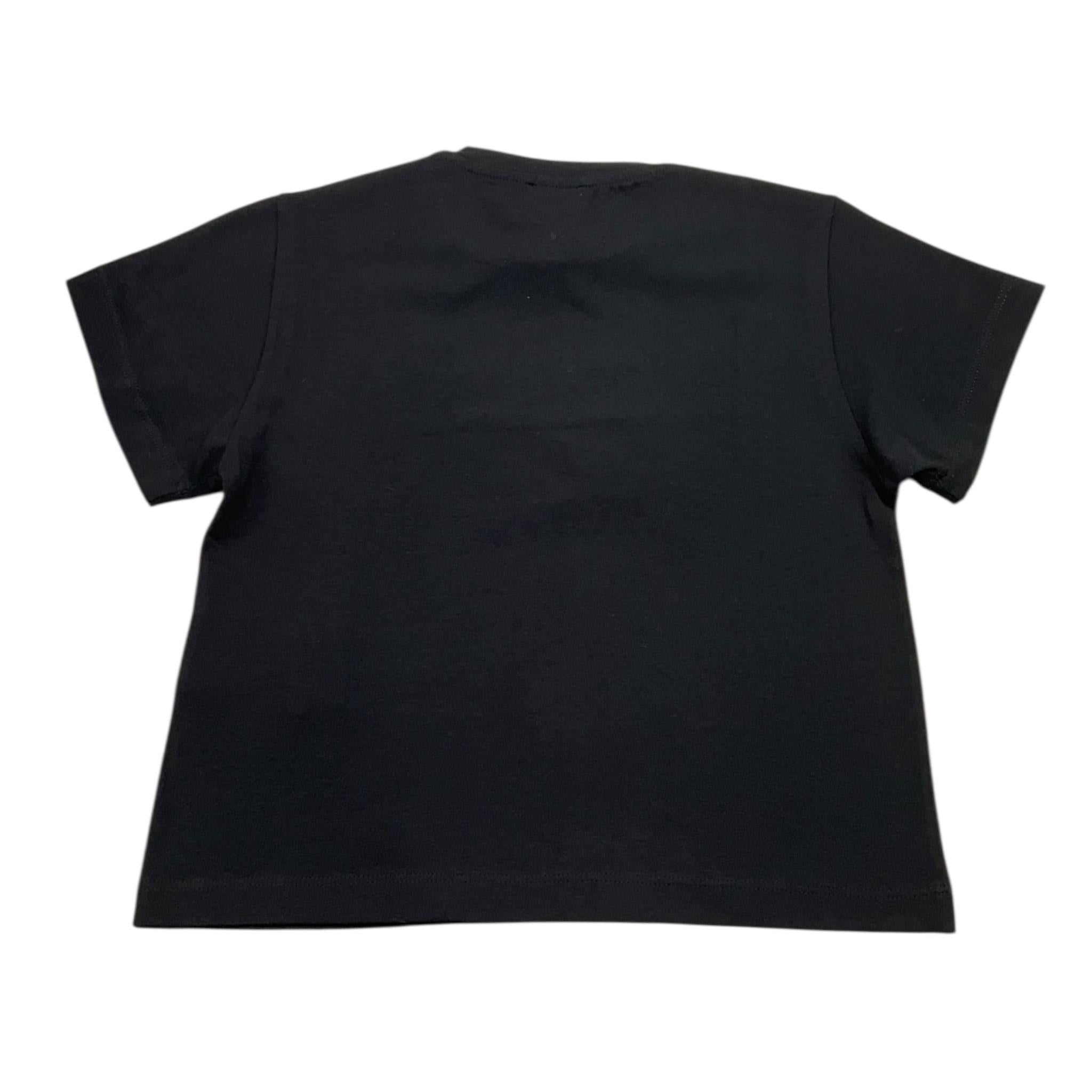 ELISABETTA FRANCHI t-shirt tinta unita girocollo  Nero per Bambina EFTS130 NERO ELISABETTA FRANCHI