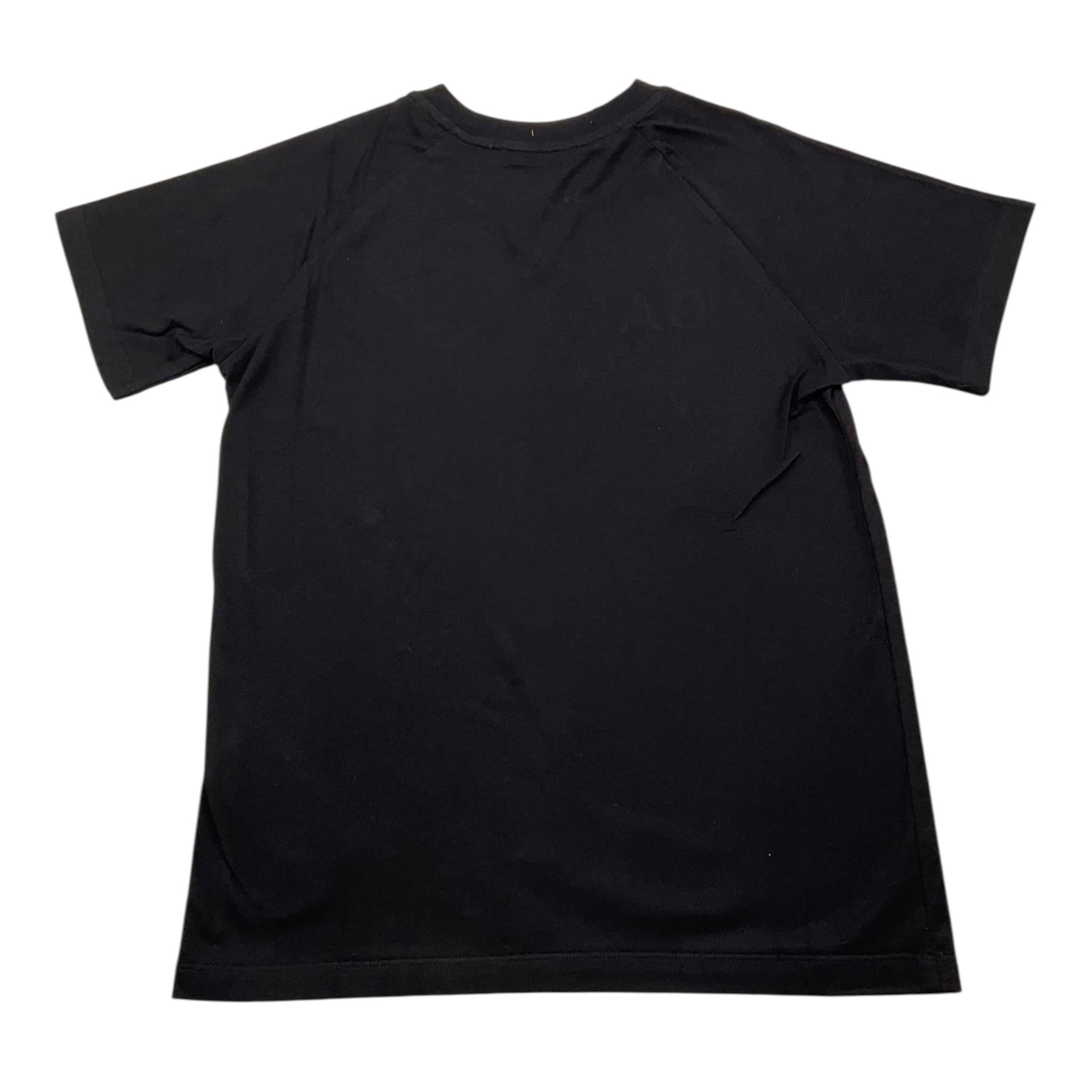 BALMAIN t-shirt girocollo tinta unita cn logo Nero per Bambino BS8P41 NERO BALMAIN