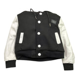 STAY STREET giubbino modello college bicolore Bianco/nero per Neonato GB1001 BIANCO/NERO STAY STREET