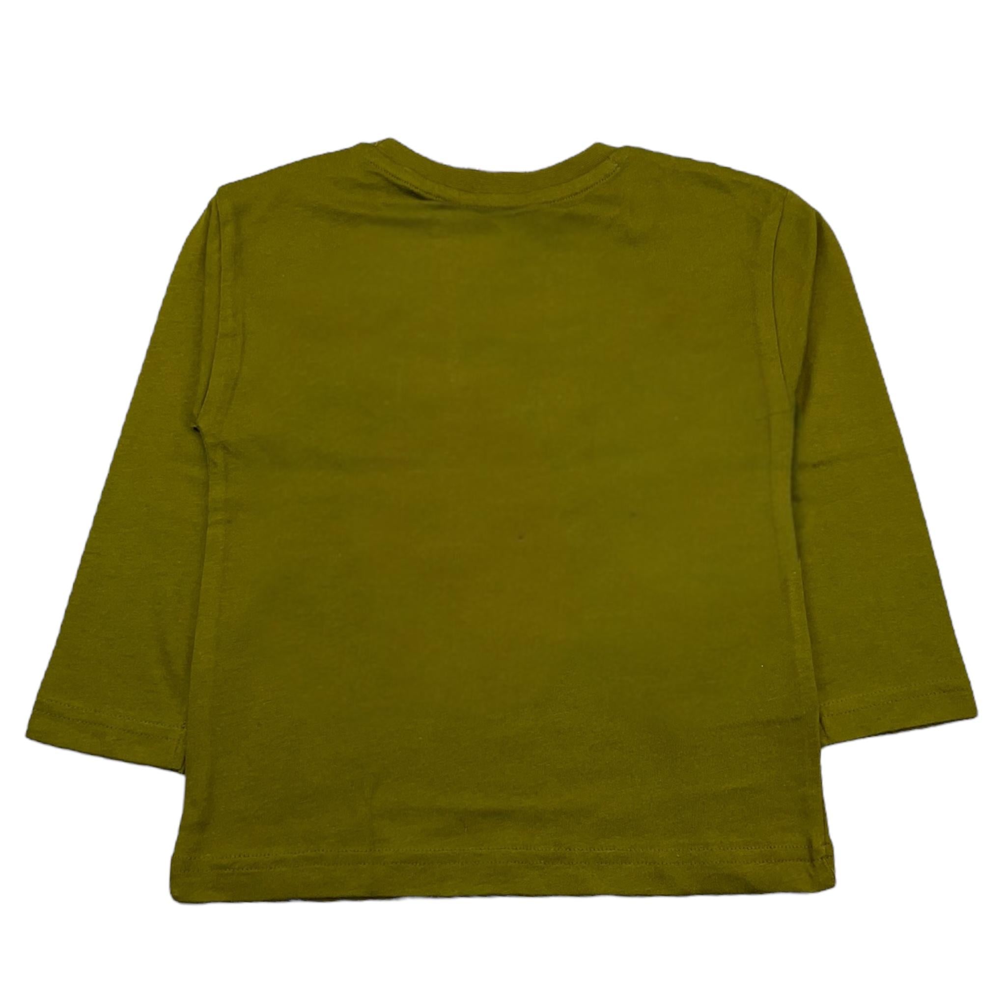 MAYORAL shirt girocollo tinta unita con stampa in contasto Verde per Neonato 4051 VERDE MAYORAL