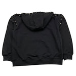 JOHN RICHMOND felpa chiusa con cappuccio tinta unita Nero per Bambina RBA25081FE NERO JOHN RICHMOND