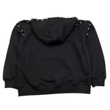 JOHN RICHMOND felpa chiusa con cappuccio tinta unita Nero per Bambina RBA25081FE NERO JOHN RICHMOND