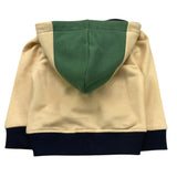 TRUSSARDI felpa tinta unita cn zip e cappuccio in contrasto Panna per Neonato TIA25122FE PANNA TRUSSARDI