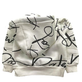 PATRIOT felpa tinta unita con cappuccio e stampa Bianco per Neonato FE030 BIANCO PATRIOT