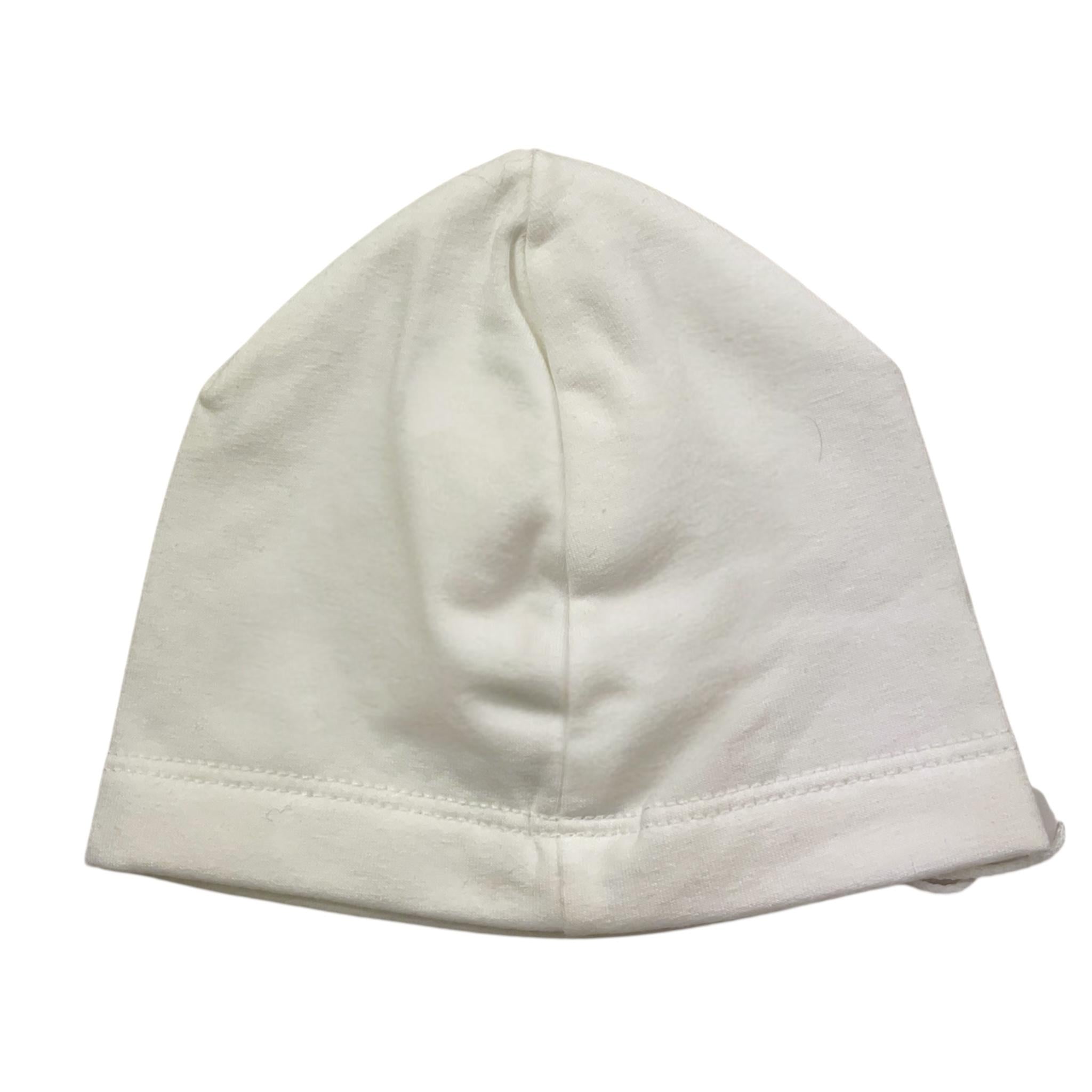 NINNAOH cappello tinta unita con stampa Bianco per Neonato I22243 BIANCO NINNAOH