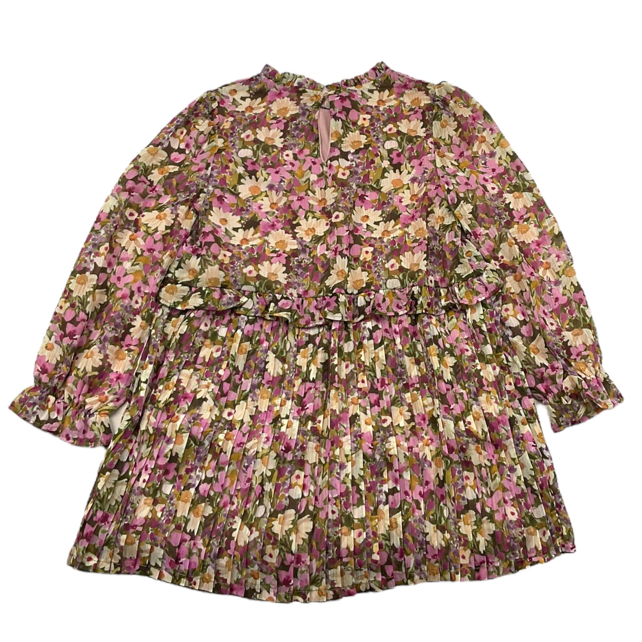 MAYORAL abito in camicia tinta unita con fantasia Multicolor per Bambina 49133X MULTICOLOR MAYORAL