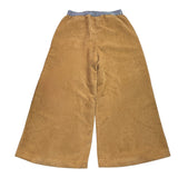 CAFFE' D'ORZO pantalone tinta unita con elastico in vita modello a palazzo Cammello per Bambina ZV6A20 CAMMELLO CAFFE' D'ORZO
