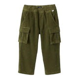 IL GUFO pantalone tinta unita con elastico in vita Verde per Bambino A24PL323V6012 VERDE IL GUFO