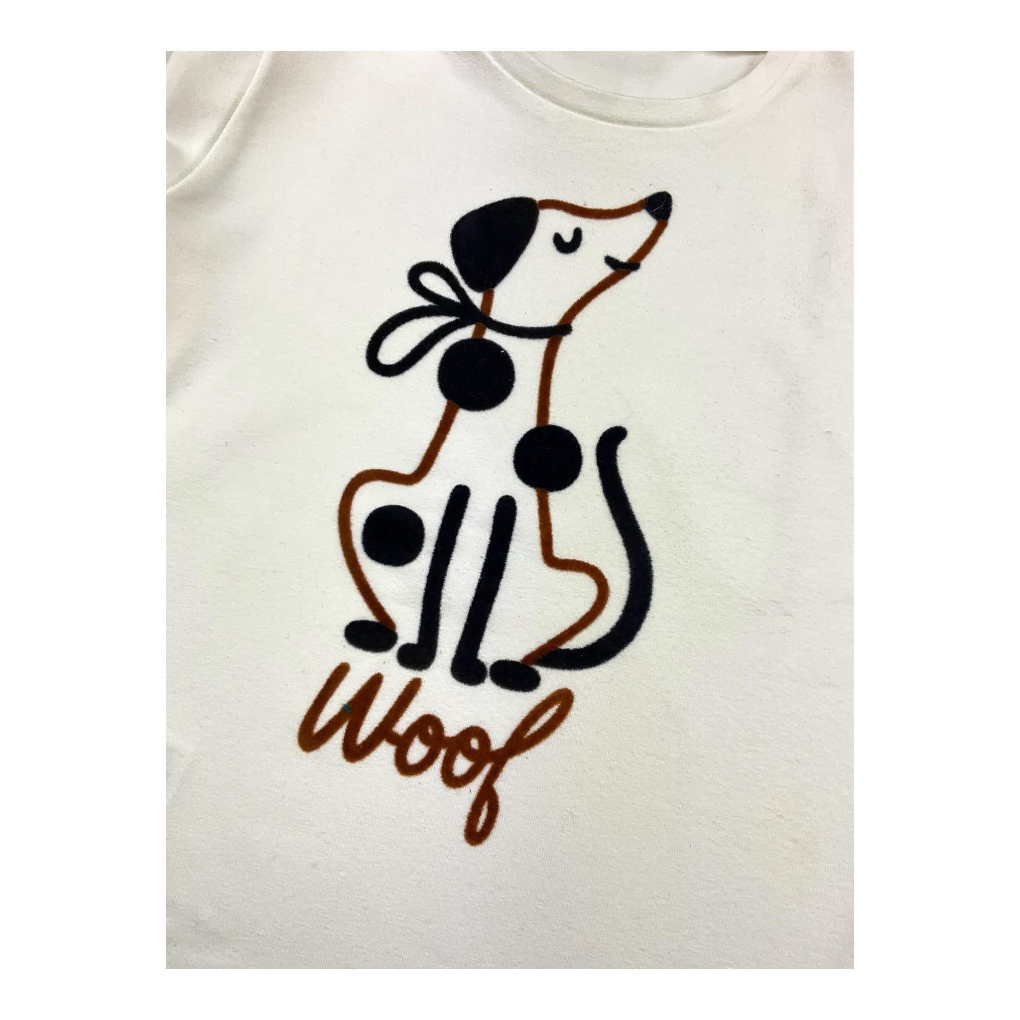 MAYORAL shirt girocollo tinta unita con stampa Bianco per Neonato 4068N BIANCO MAYORAL