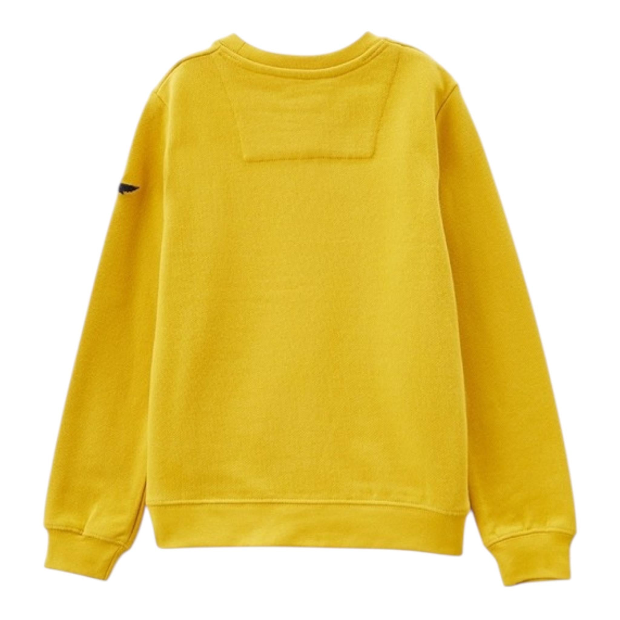 AERONAUTICA MILITARE shirt girocollo tinta unita con stampa Giallo per Bambino 242TS0001AJRJ664 GIALLO AERONAUTICA MILITARE