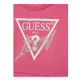 GUESS abito tinta unita girocollo con tulle Fuxia per Neonata K4YK09KB8R0N FUXIA GUESS