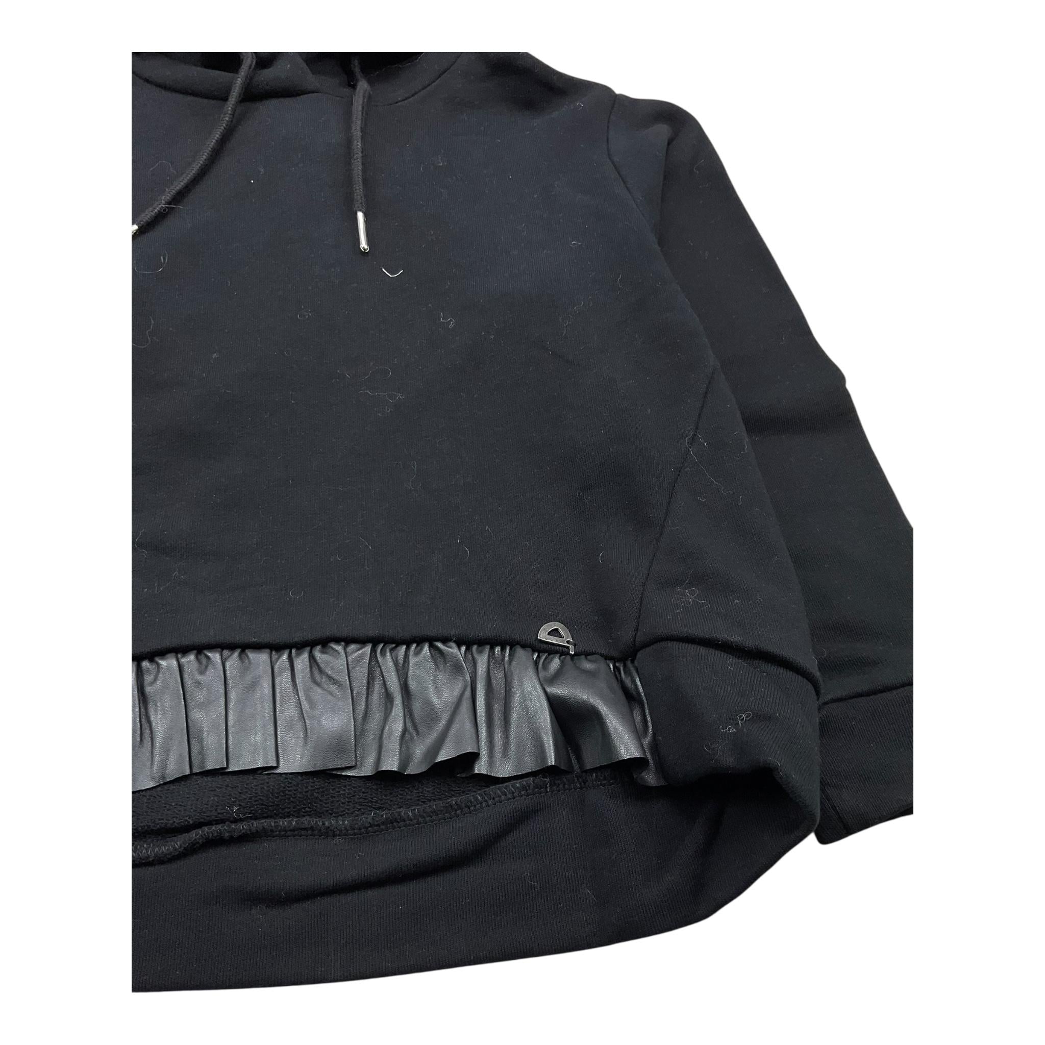 DIXIE felpa chiusa con cappuccio tinta unita Nero per Bambina LM12040G34 NERO DIXIE