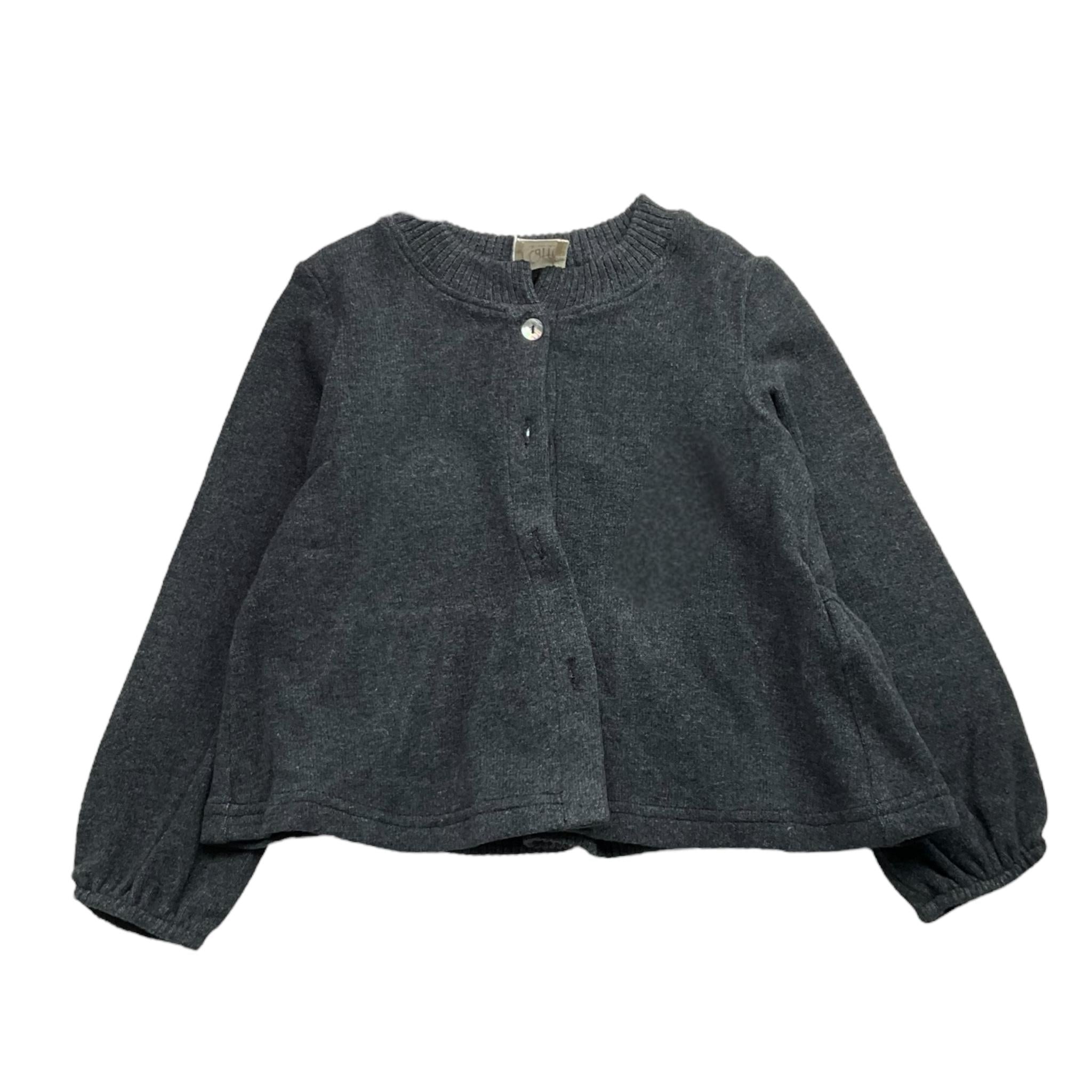 CAFFE' D'ORZO cardigan tinta unita con bottoni Grigio per Bambina ZV9A50 GRIGIO CAFFE' D'ORZO