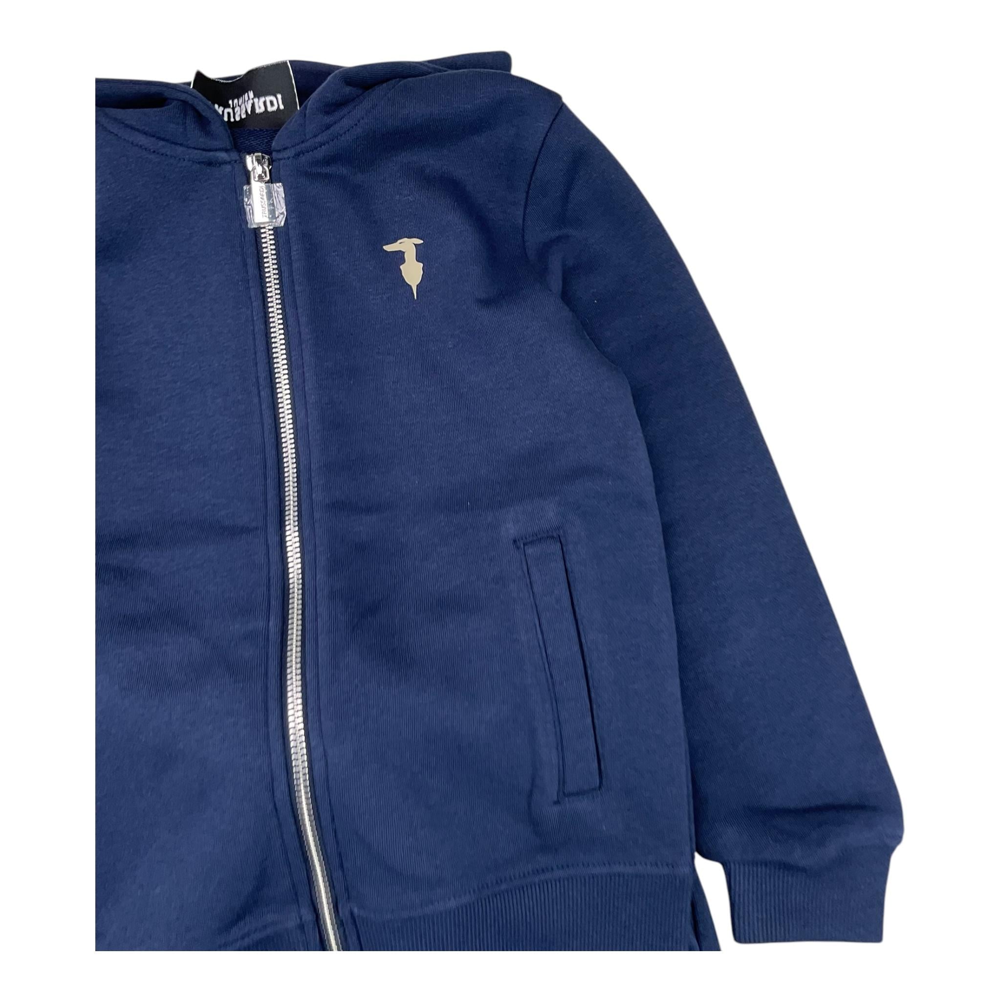 TRUSSARDI completo 2pz tinta unita con stampa Blu per Bambino TBA25001CF BLU TRUSSARDI