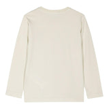 STONE ISLAND shirt girocollo tinta unita con logo Sabbia per Bambino 811620447 SABBIA STONE ISLAND