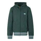 LEVIS felpa con zip e cappuccio tinta unita Verde per Bambino 9EL158 VERDE LEVIS