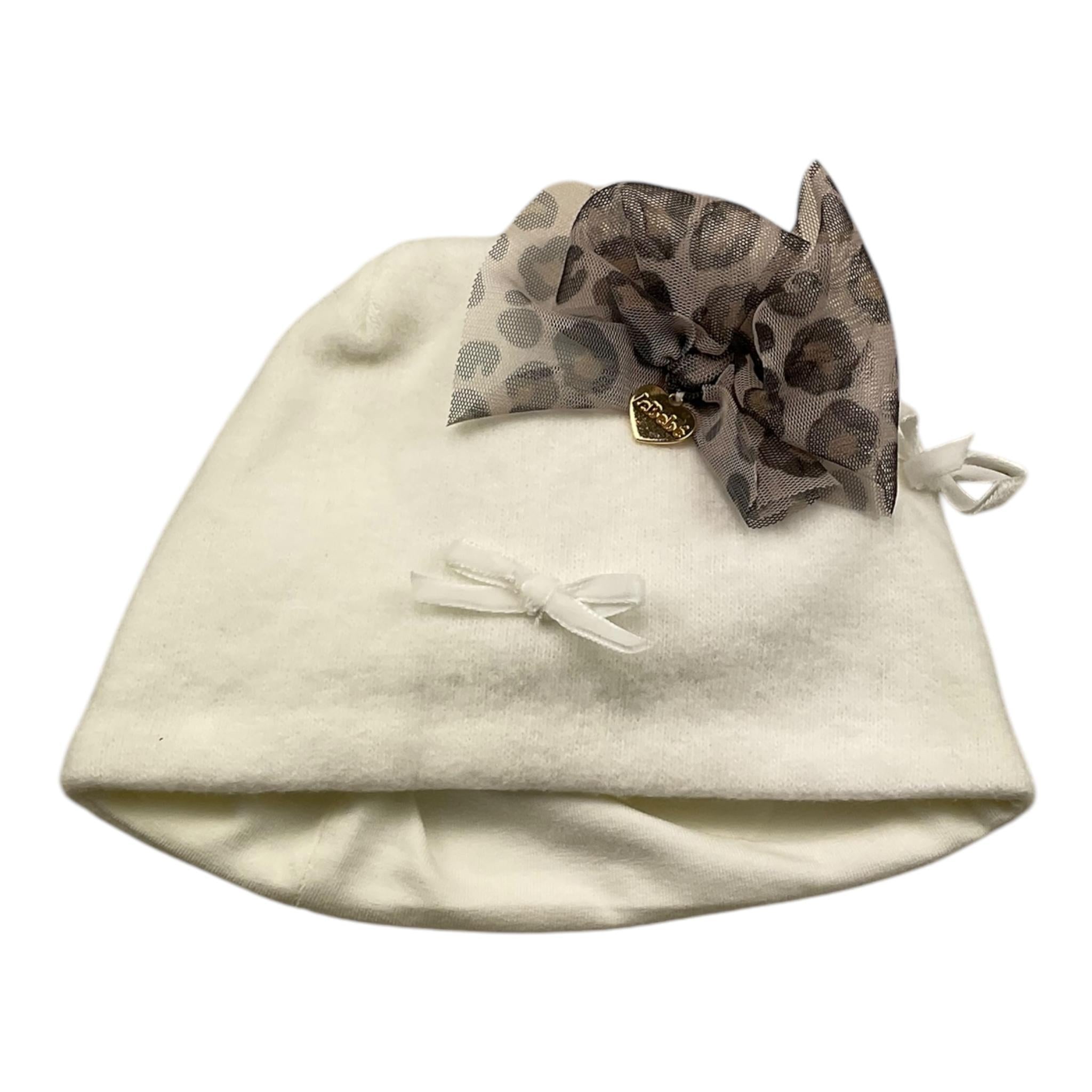 LE BEBE' cappello tinta unita cn fiocco Panna per Neonata LBG6102 PANNA LE BEBE'