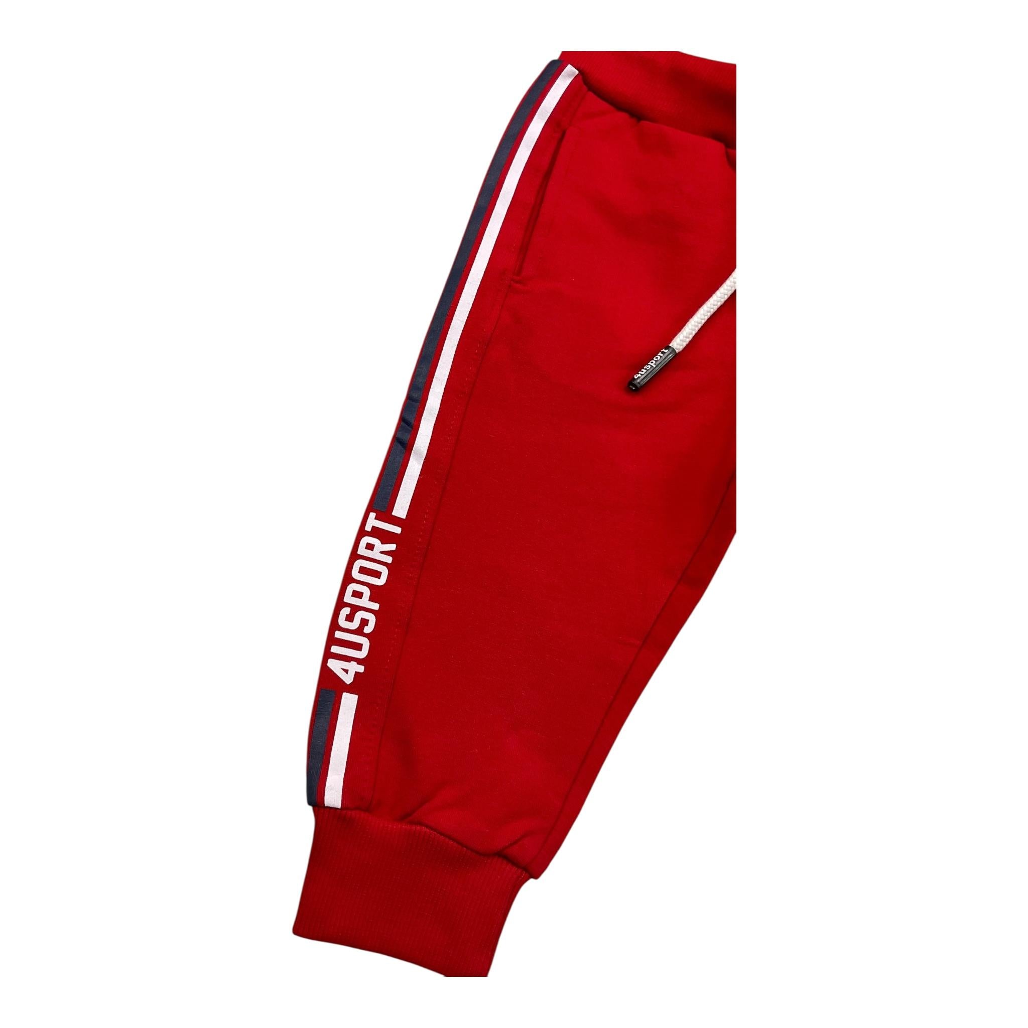 CESARE PACIOTTI pantalone tuta tinta unita Rosso per Neonato PFP2301B ROSSO CESARE PACIOTTI