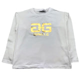 GAELLE shirt girocollo tinta unita con logo Bianco per Bambina 2741M00325 BIANCO GAELLE