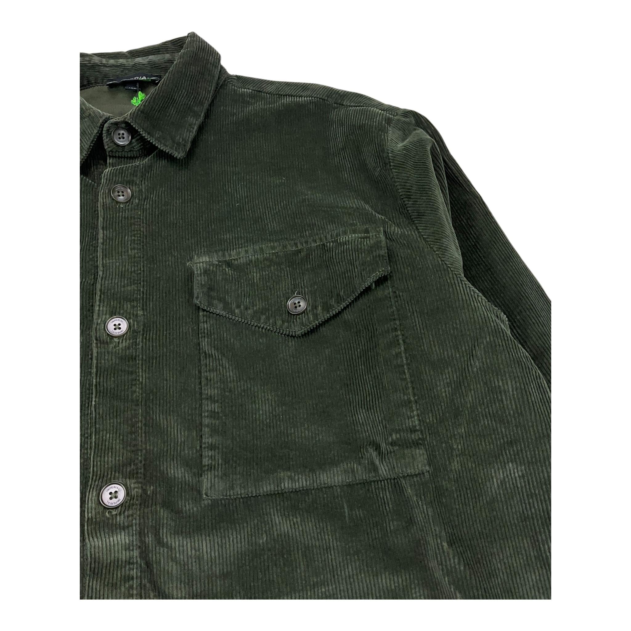 IMPERIAL KIDS camicia manica lunga tinta unita in camoscio Verde per Bambino CL52062B68 VERDE IMPERIAL KIDS
