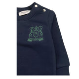 TRUSSARDI felpa chiusa girocollo tinta unita Blu per Neonato TIA25124FE BLU TRUSSARDI
