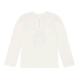 MAYORAL shirt tinta unita con stampa in contrasto Panna per Bambina 4065 PANNA MAYORAL