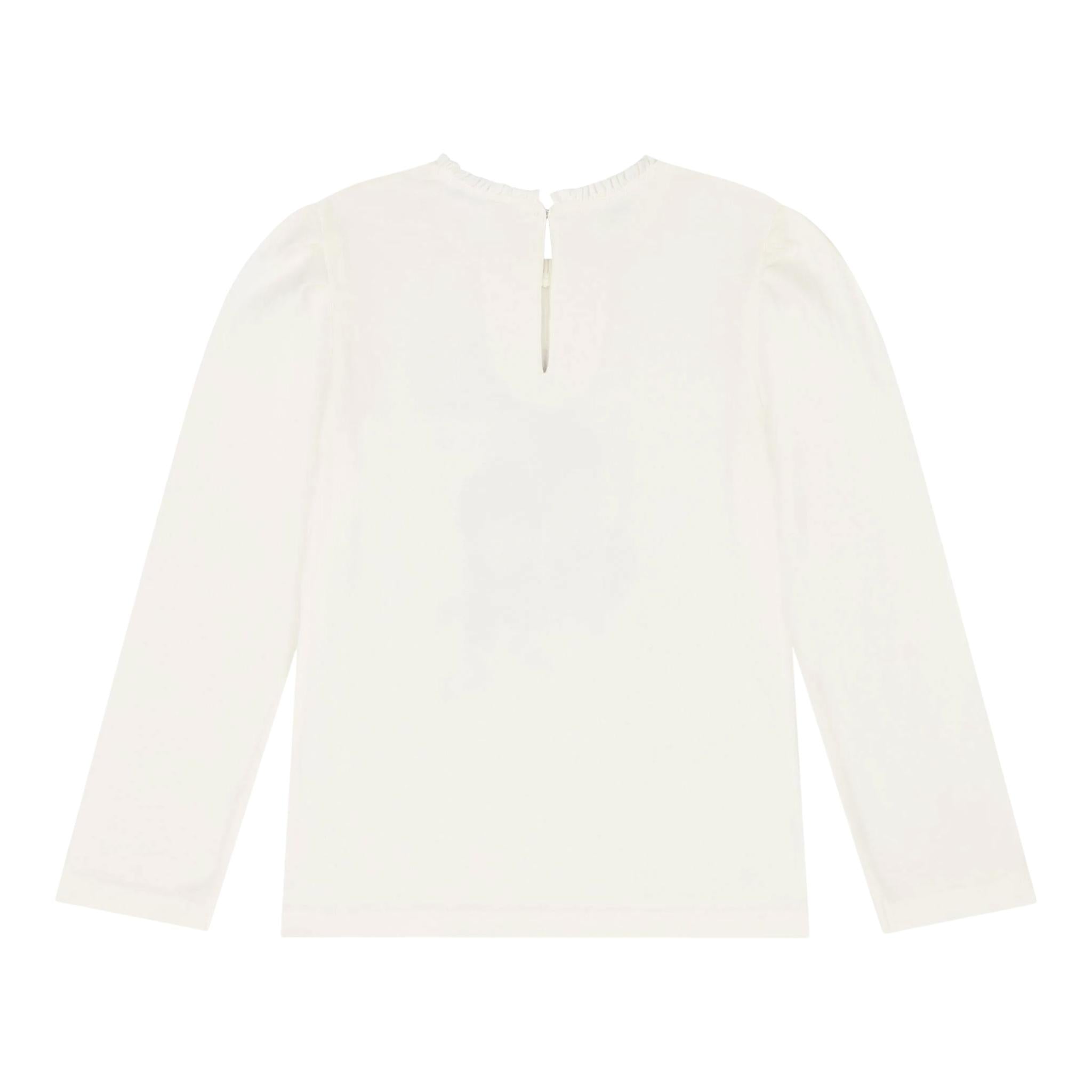 MAYORAL shirt tinta unita con stampa in contrasto Panna per Bambina 4065 PANNA MAYORAL