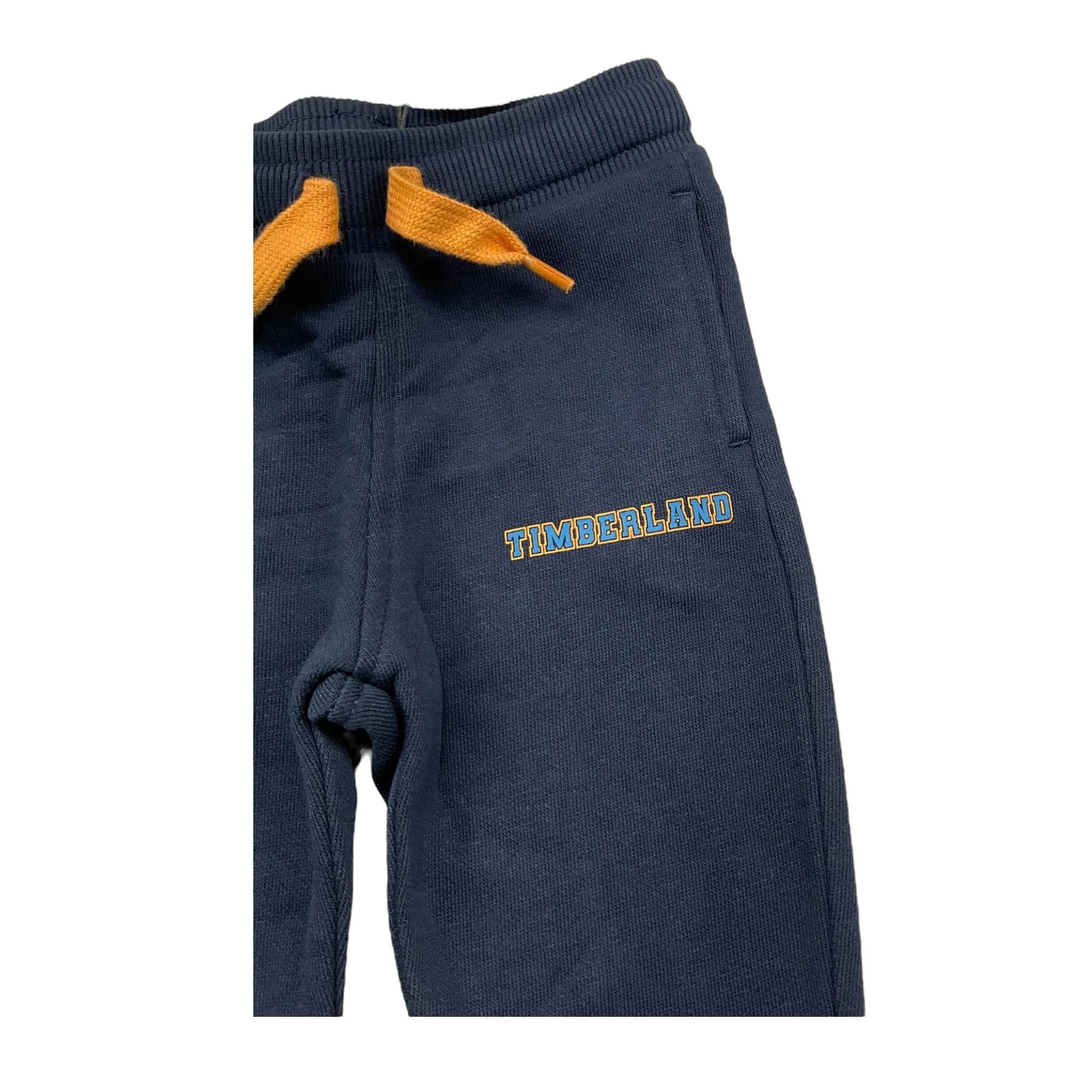 GUESS pantalone tuta tinta unita con logo Blu per Neonato T60265 BLU GUESS