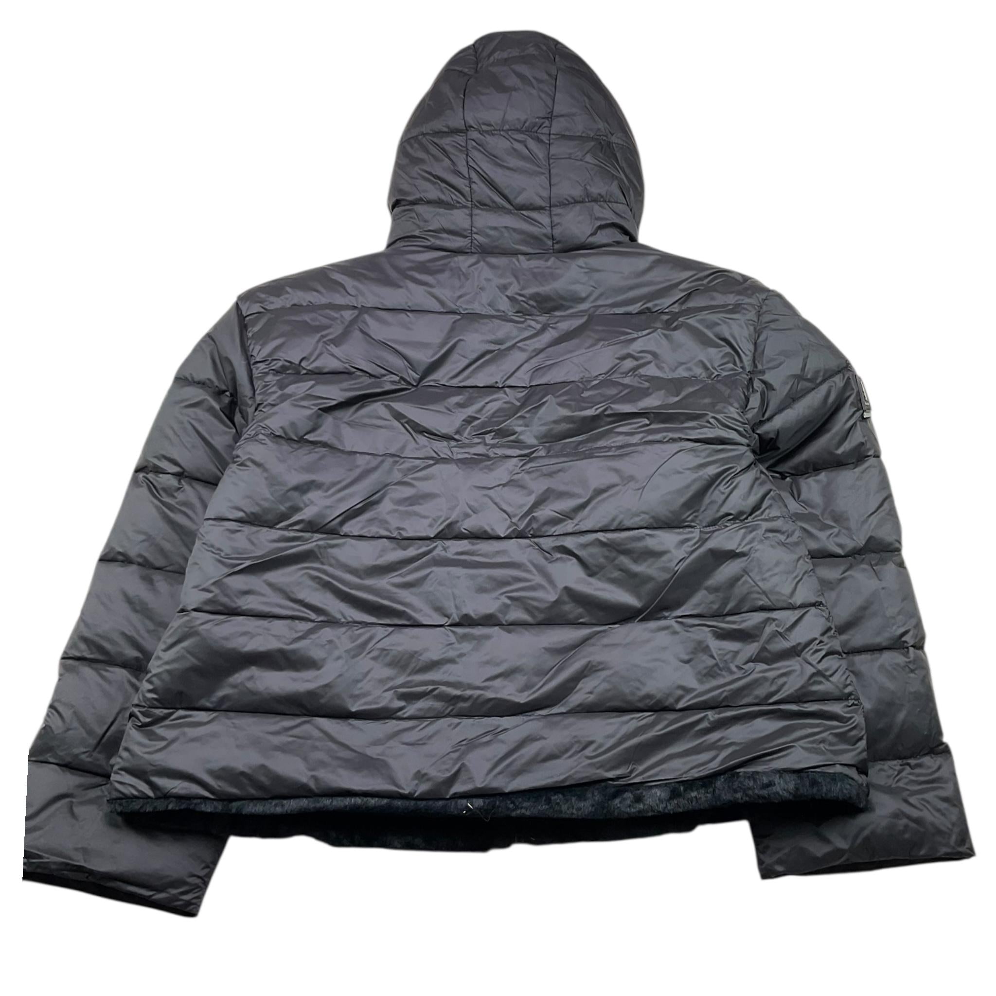 REFRIGUE giubbino reversibile tinta unita con cappuccio Nero per Bambina 2841O00003 NERO REFRIGUE