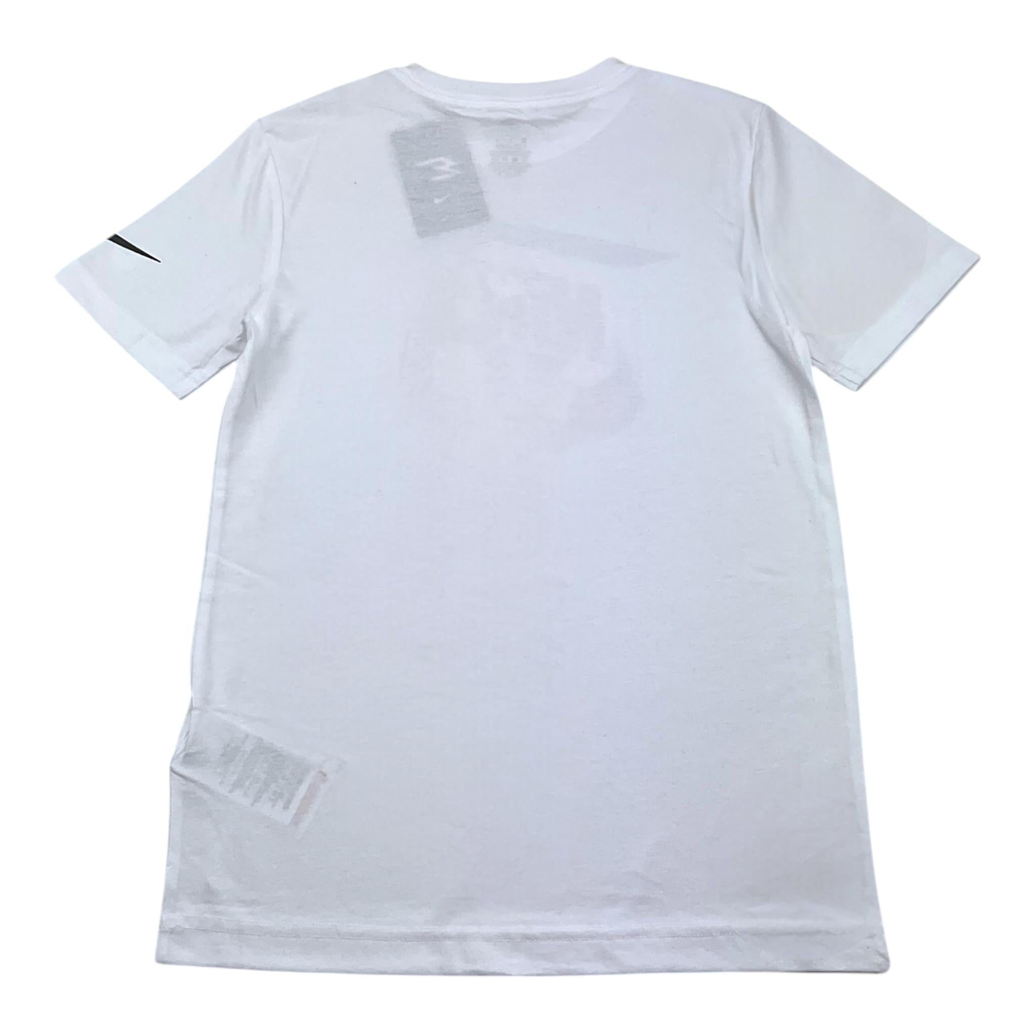 NIKE t-shirt girocollo tinta unita con stampa Bianco per Bambino 9Q0714 BIANCO NIKE