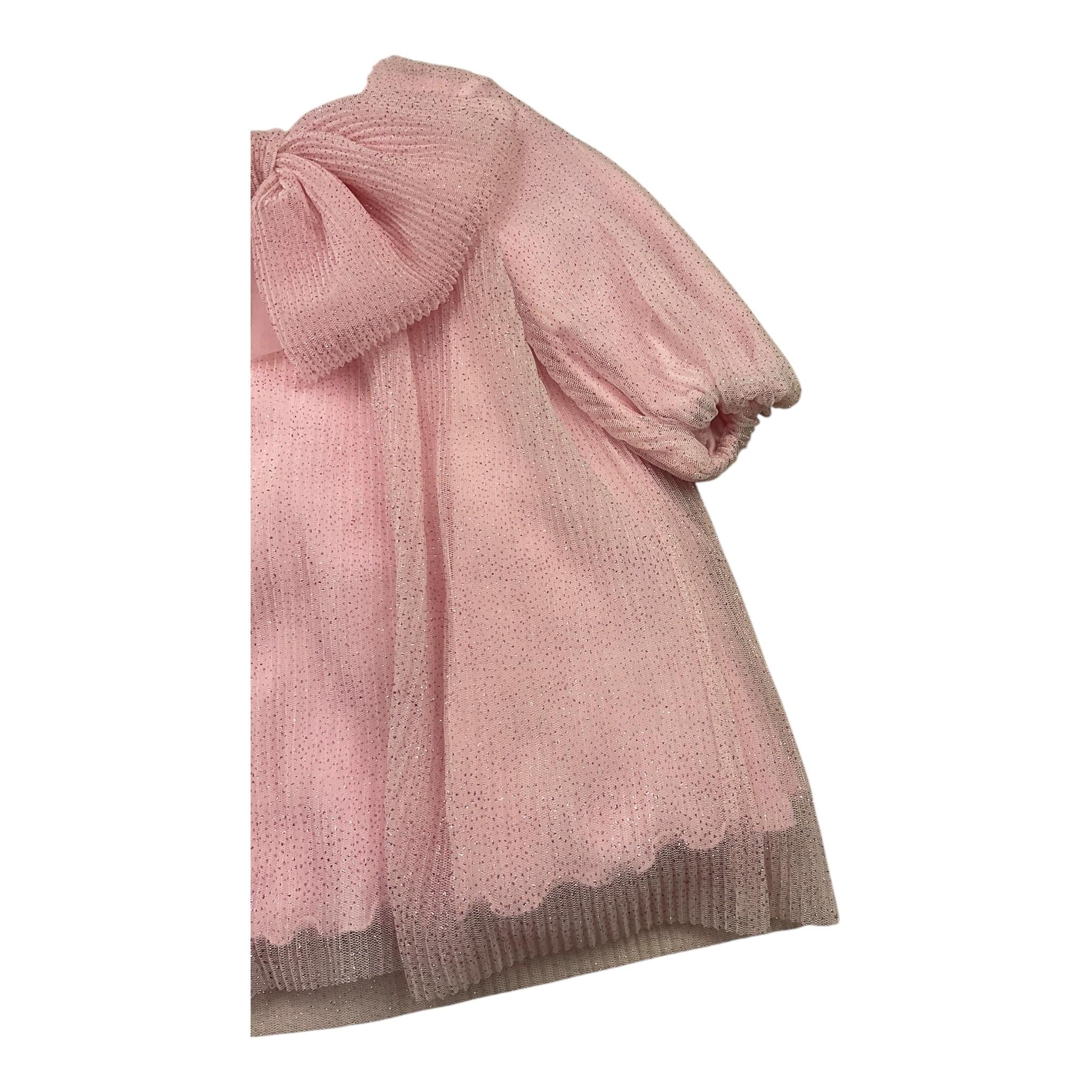 LE BEBE' abito manica lunga tinta unita Rosa per Neonata LBG6173 ROSA LE BEBE'