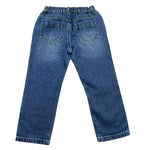 MOSCHINO jeans tinta unita con elastico in vita Blu per Bambino MUP04ZJX BLU MOSCHINO