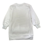 MOSCHINO abito modello felpa tinta unita con stampa Bianco per Bambina HBV0DP BIANCO MOSCHINO