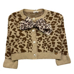 LE BEBE' cardigan fantasia maculata Beige per Neonata LBG6103 BEIGE LE BEBE'