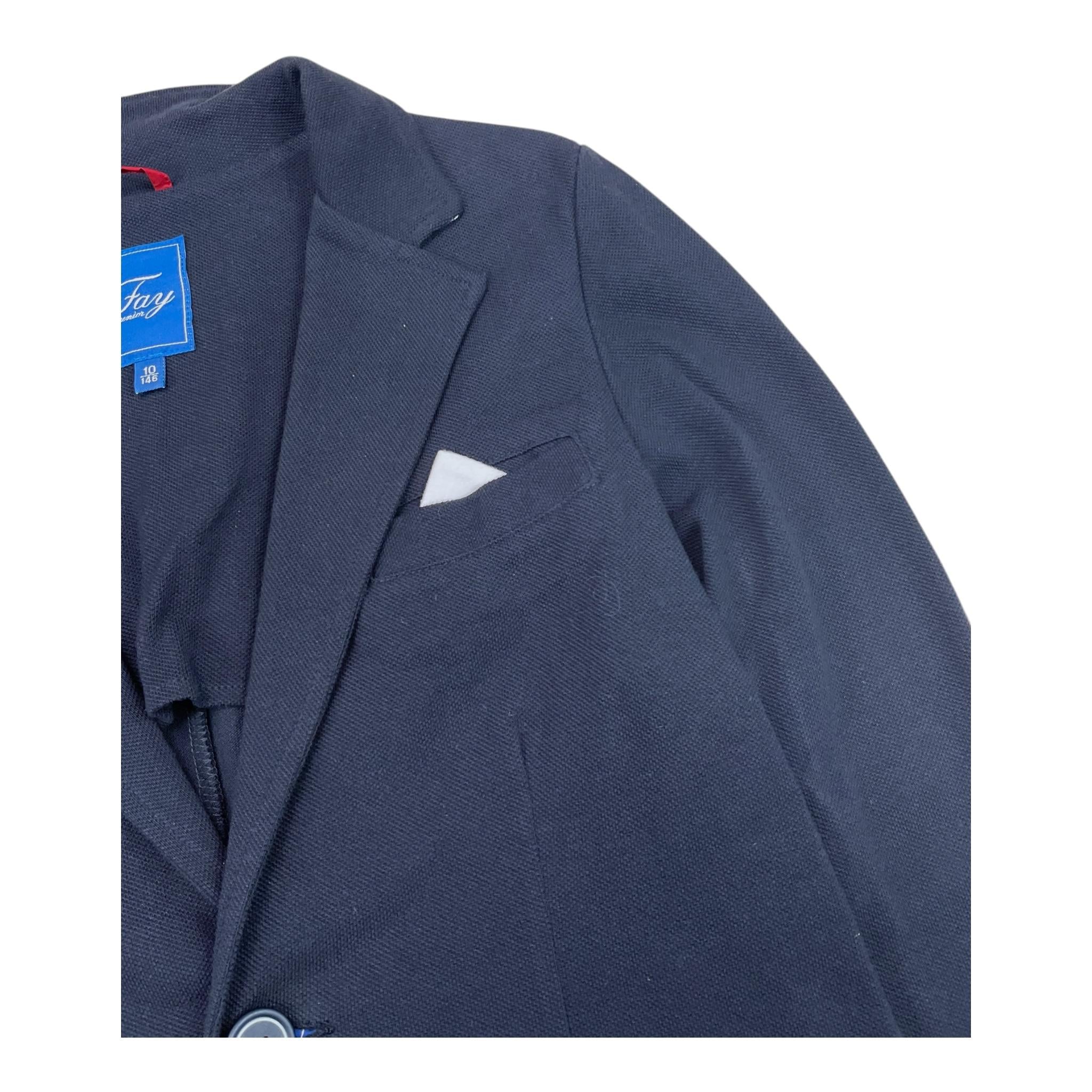 FAY giacca tinta unita con taschino Blu per Bambino NBH12387 BLU FAY