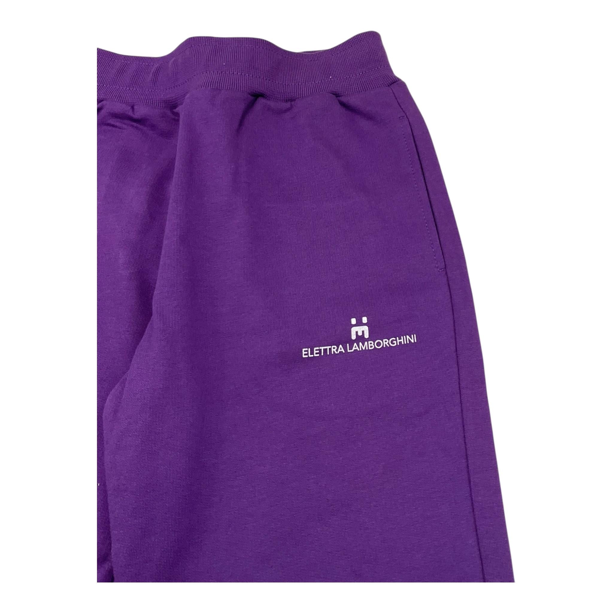 ELETTRA LAMBORGHINI pantalone tuta tinta unita Viola per Bambina PWK2206176 VIOLA ELETTRA LAMBORGHINI