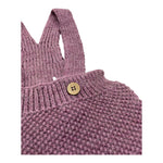 BABIDU salopette tinta unita con bottoni Viola per Neonata 30683 VIOLA BABIDU