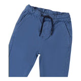 SARABANDA pantalone tinta unita con elastico in vita Blu per Neonato A161 BLU SARABANDA