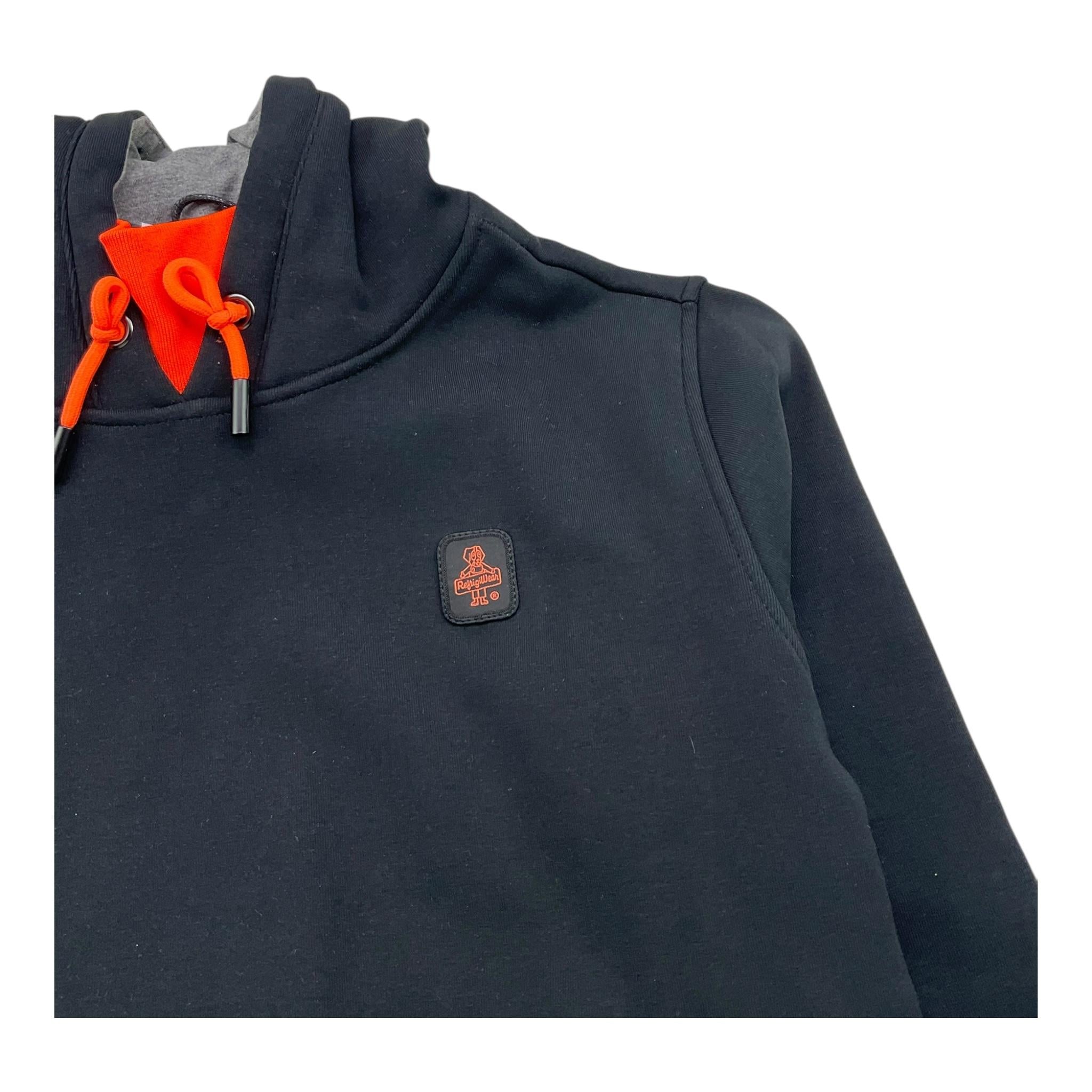 REFRIGUE completo 2 pezzi felpa-pantalone tinta unita Nero per Bambino RW744 NERO REFRIGUE
