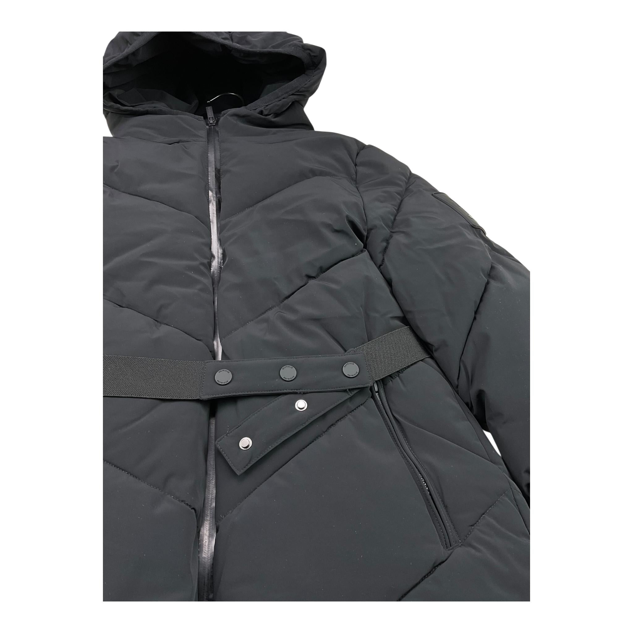 REFRIGUE giubbino tinta unita con cappuccio Nero per Bambina 284100013 NERO REFRIGUE