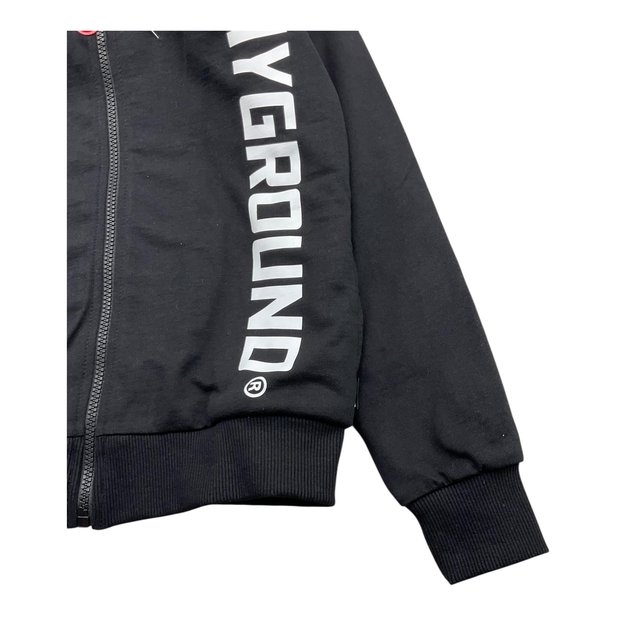 SPRAYGROUND felpa tinta unita con zip e cappuccio Nero per Bambino SPY694BLK NERO SPRAYGROUND
