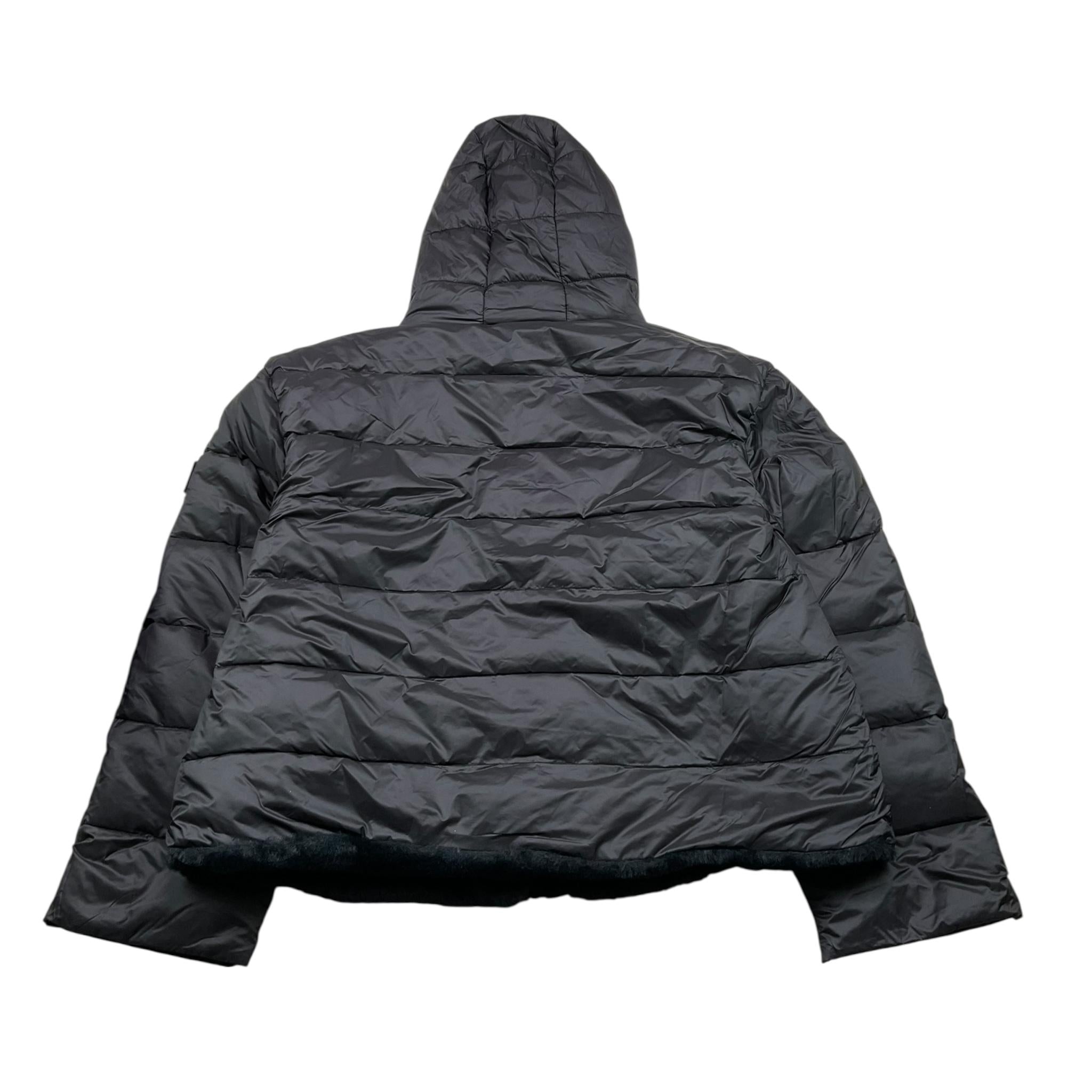 REFRIGUE giubbino reversibile tinta unita con cappuccio Nero per Bambina 2841O00003X NERO REFRIGUE