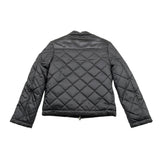 DANIELE ALESSANDRINI giubbino in ecopelle tinta unita con zip Nero per Bambino 1231O1377 NERO DANIELE ALESSANDRINI