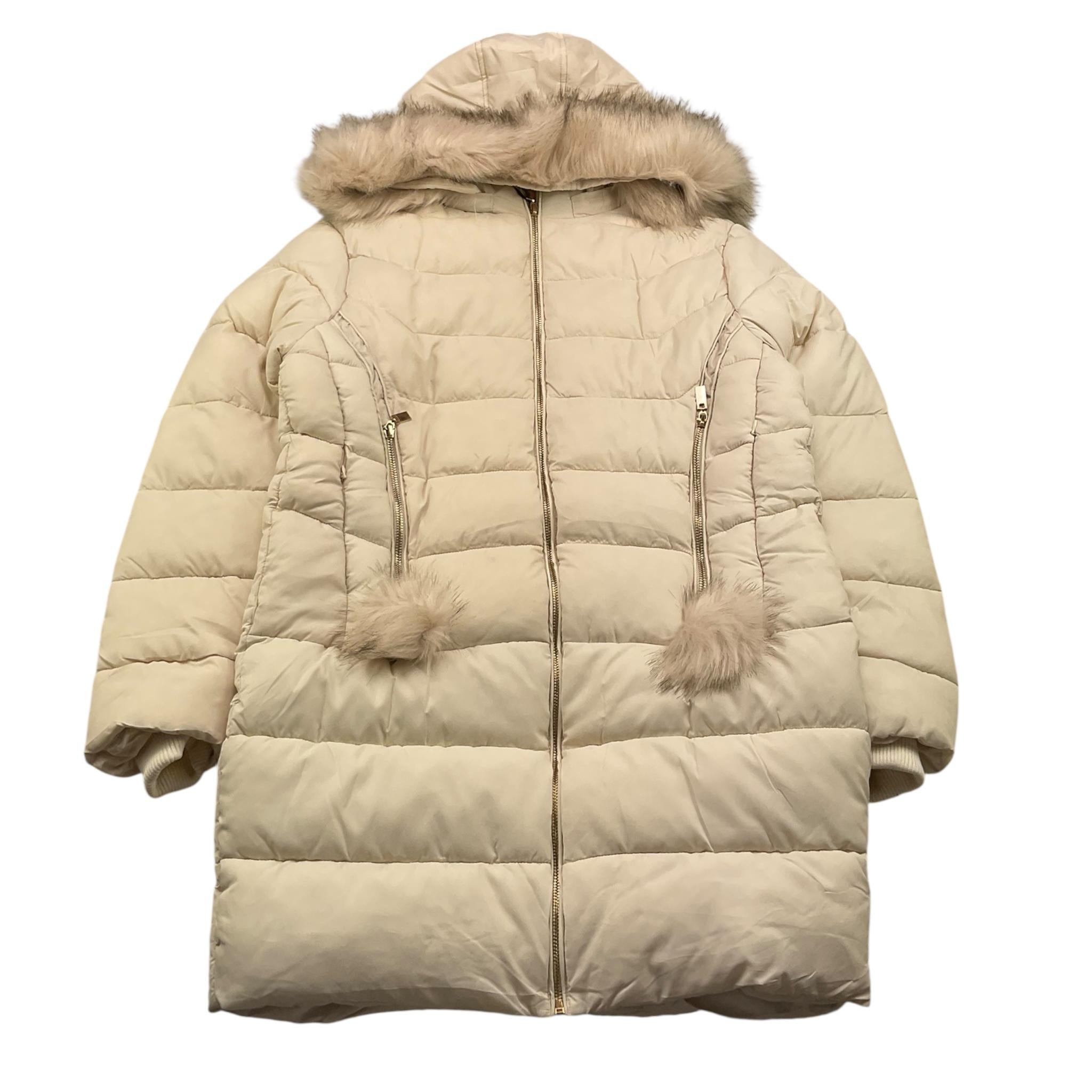 FUN & FUN giubbino tinta unita con zip e cappuccio Beige per Bambina FCJJK1678 BEIGE FUN & FUN