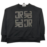 JOHN RICHMOND felpa chiusa girocollo tinta unita cn brillantini Nero per Bambina RGA25179FE NERO JOHN RICHMOND