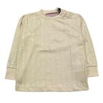 CESARE PACIOTTI shirt girocollo tinta unita con stampa Panna per Neonato TSP5351B PANNA CESARE PACIOTTI